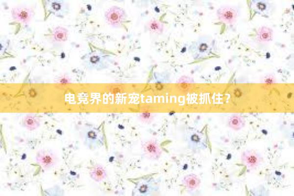 电竞界的新宠taming被抓住？